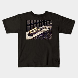 Saxophone on Wall Kids T-Shirt